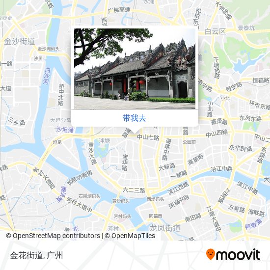 金花街道地图