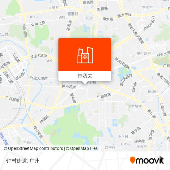 钟村街道地图