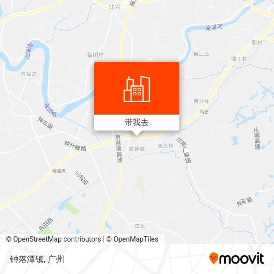 钟落潭镇地图