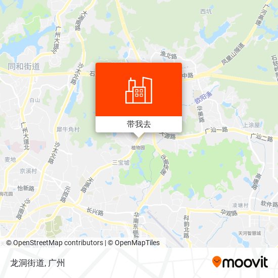 龙洞街道地图