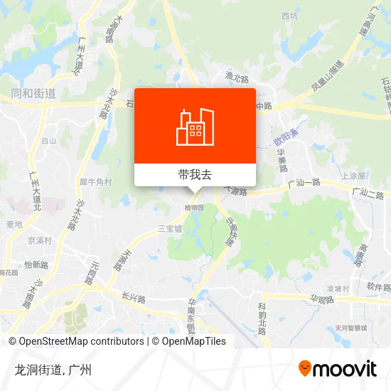 龙洞街道地图