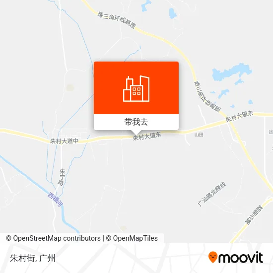 朱村街地图