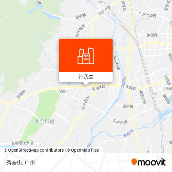秀全街地图