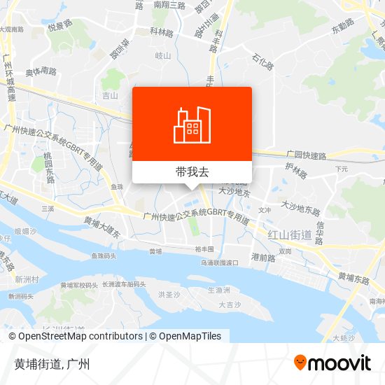 黄埔街道地图