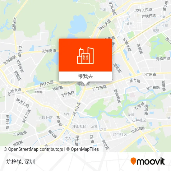 坑梓镇地图
