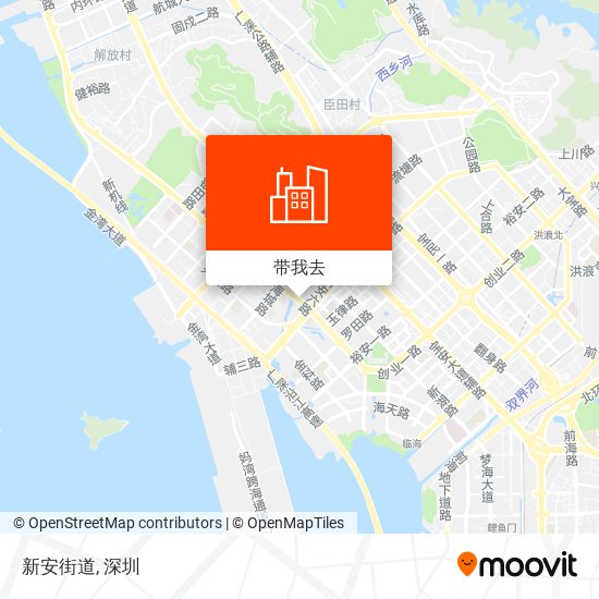新安街道地图