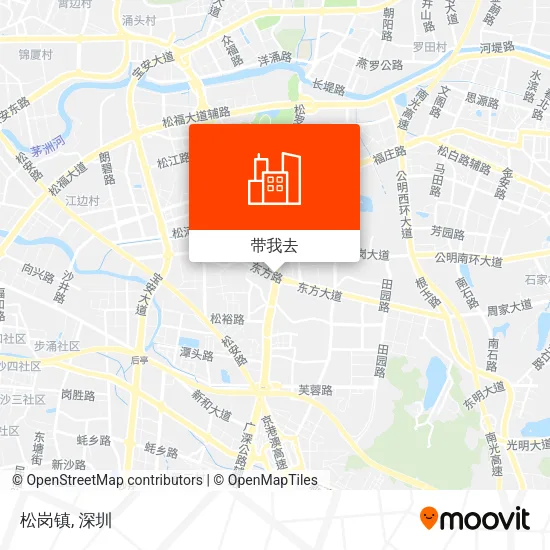 松岗镇地图