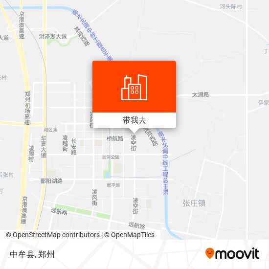 中牟县地图