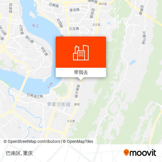 巴南区地图