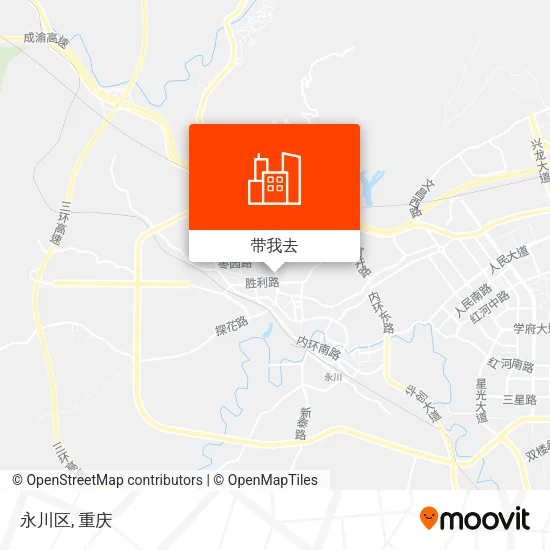 永川区地图