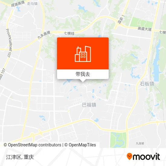 江津区地图