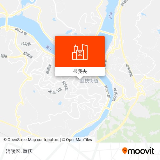 涪陵区地图