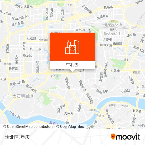 渝北区地图
