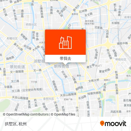 拱墅区地图