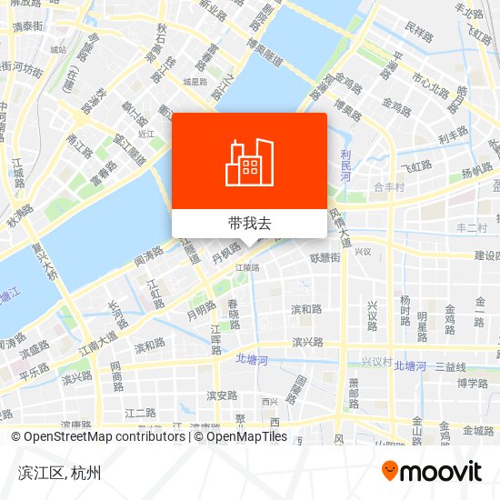 滨江区地图