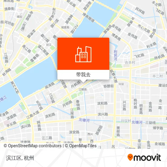 滨江区地图