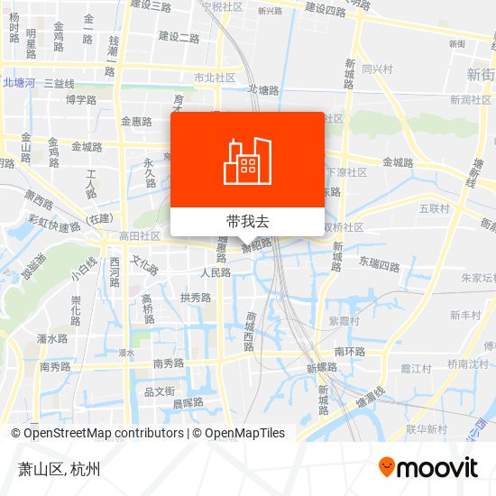 萧山区地图
