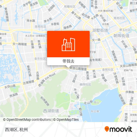 西湖区地图