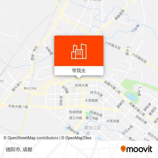 德阳市地图