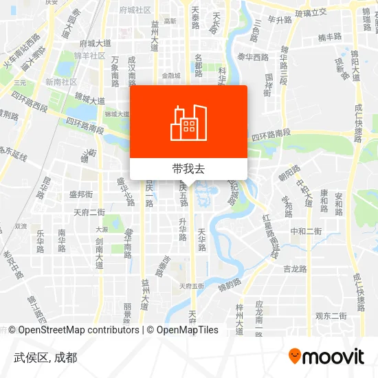 武侯区地图