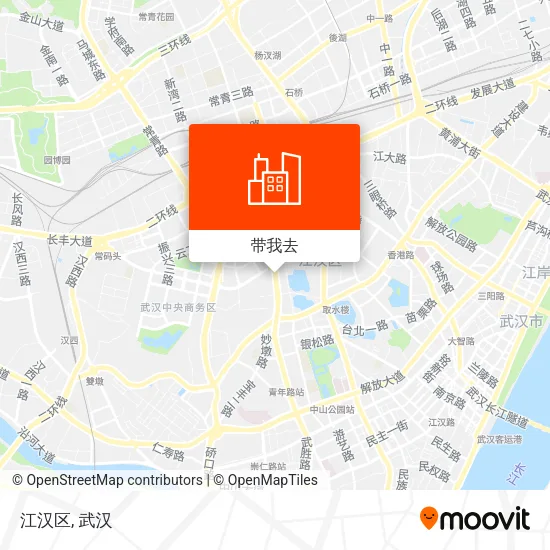 江汉区地图