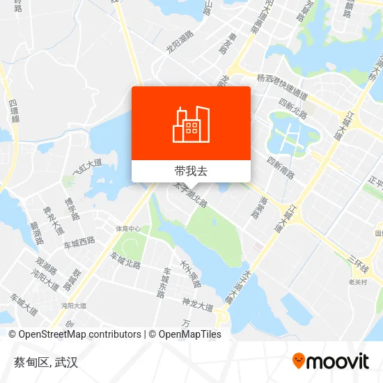 蔡甸区地图