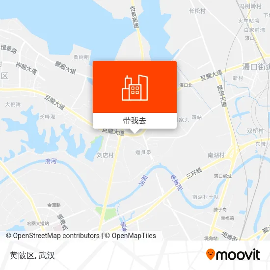 黄陂区地图
