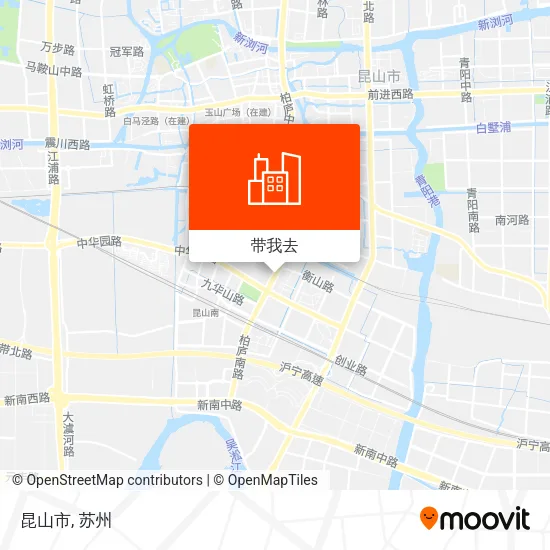 昆山市地图