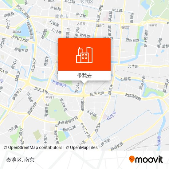 秦淮区地图