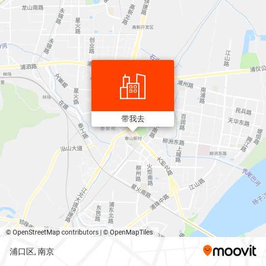 浦口区地图
