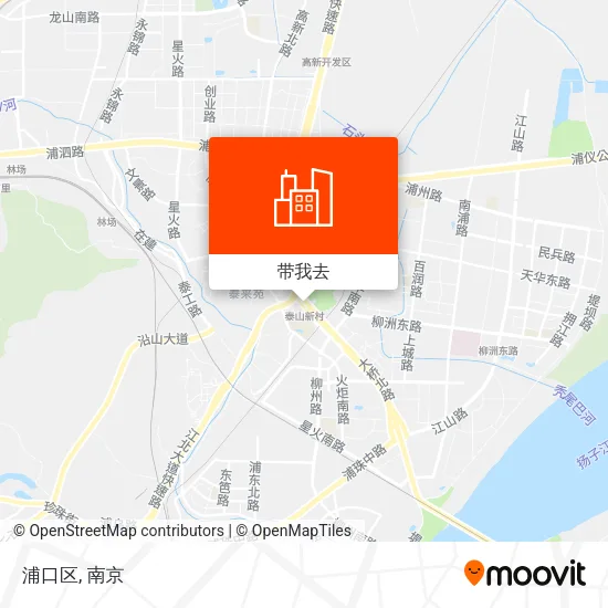 浦口区地图