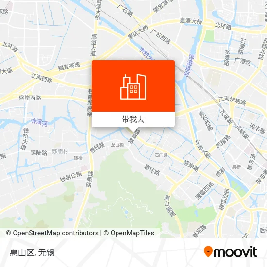 惠山区地图