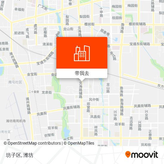 坊子区地图