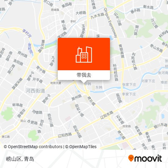 崂山区地图