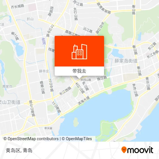 黄岛区地图