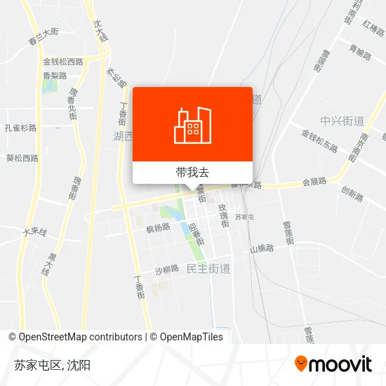 苏家屯区地图