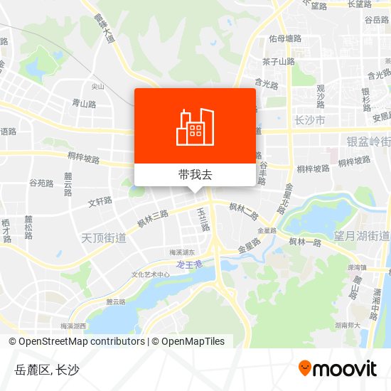 岳麓区地图