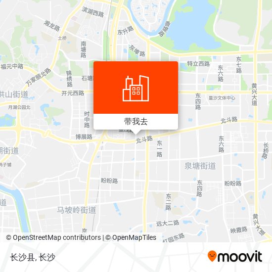 长沙县地图