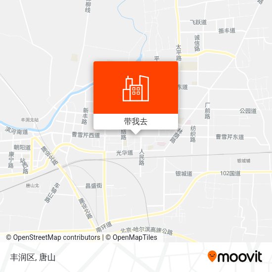 丰润区地图
