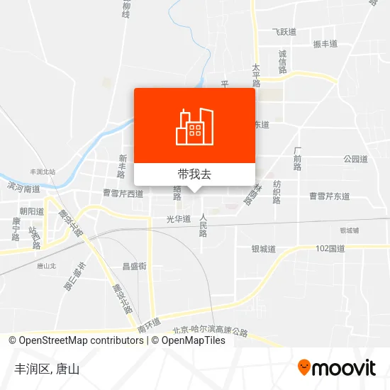 丰润区地图