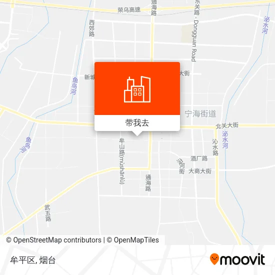 牟平区地图