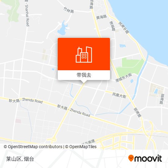 莱山区地图