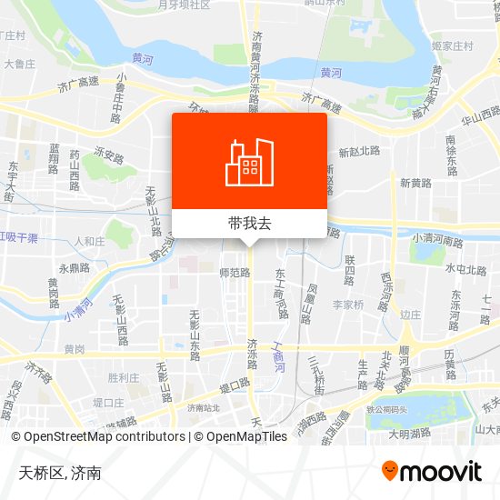 天桥区地图