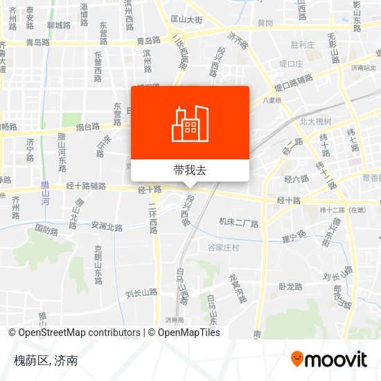 槐荫区地图