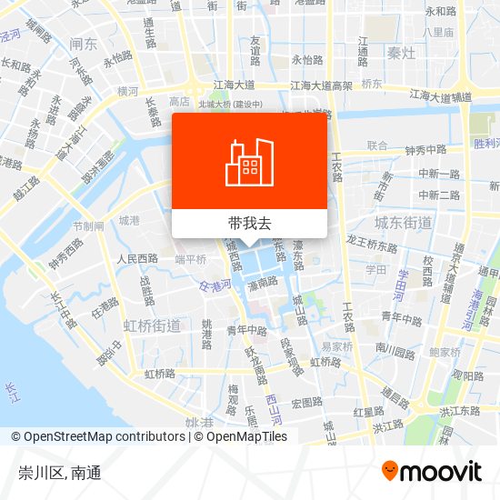 崇川区地图