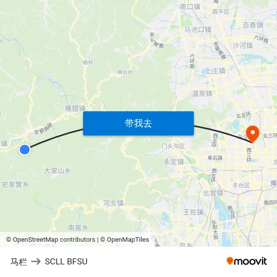 马栏 to SCLL BFSU map