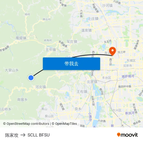 陈家坟 to SCLL BFSU map