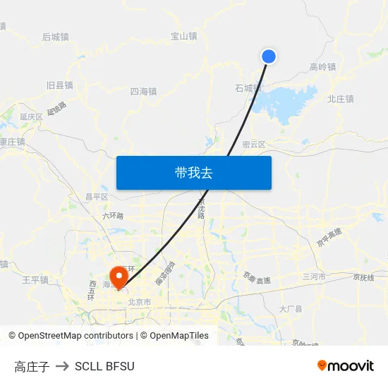 高庄子 to SCLL BFSU map