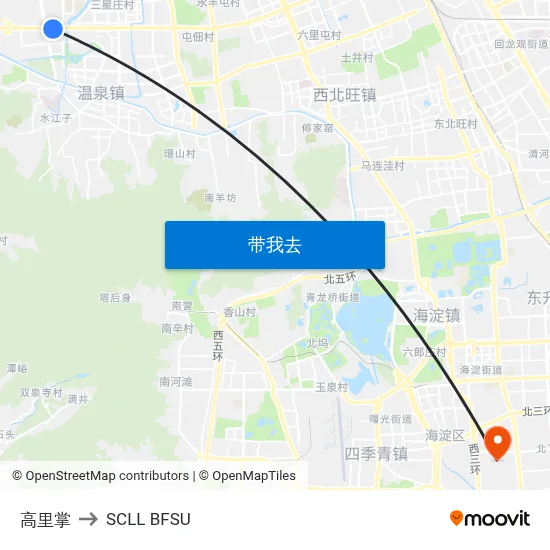 高里掌 to SCLL BFSU map