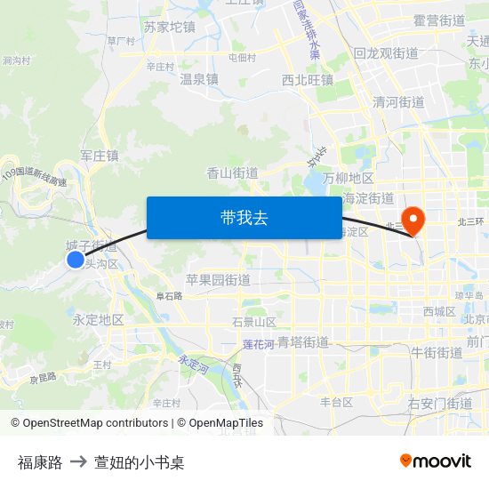 福康路 to 萱妞的小书桌 map